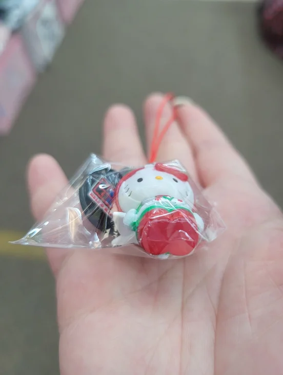 2009 Hello Kitty X Masked Rider Phone Charm Keychain - Picture 4 of 9